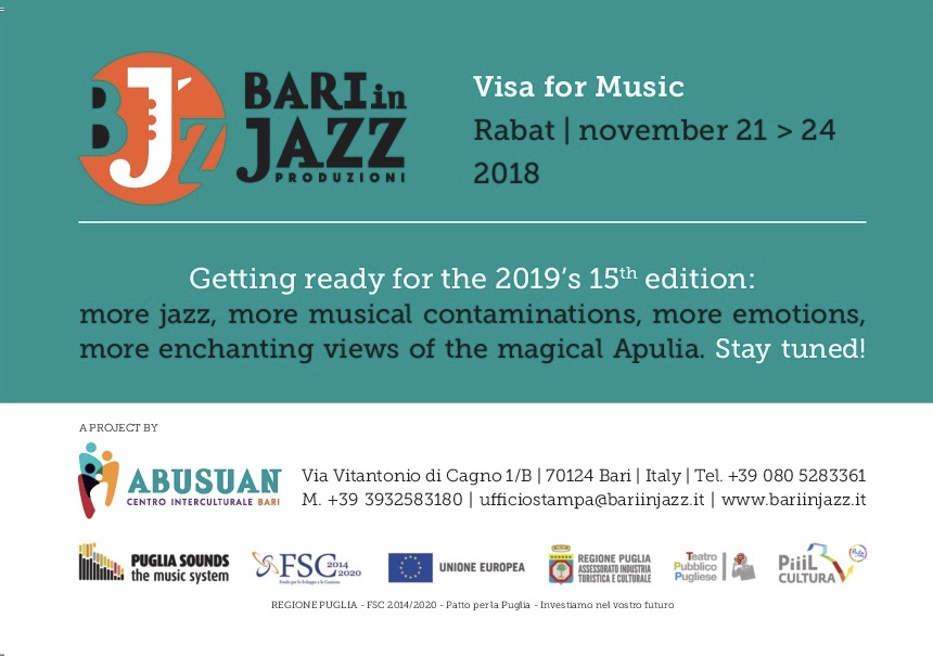 Bari in jazz a Visa for Music: melodie africane