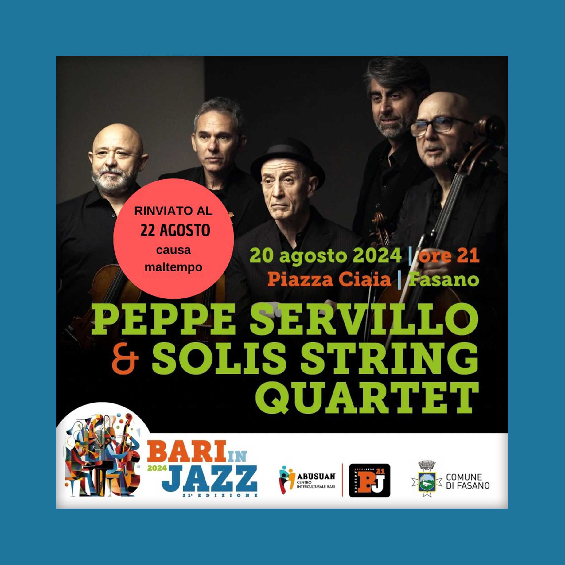 PEPPE SERVILLO & SOLIS STRING QUARTET
