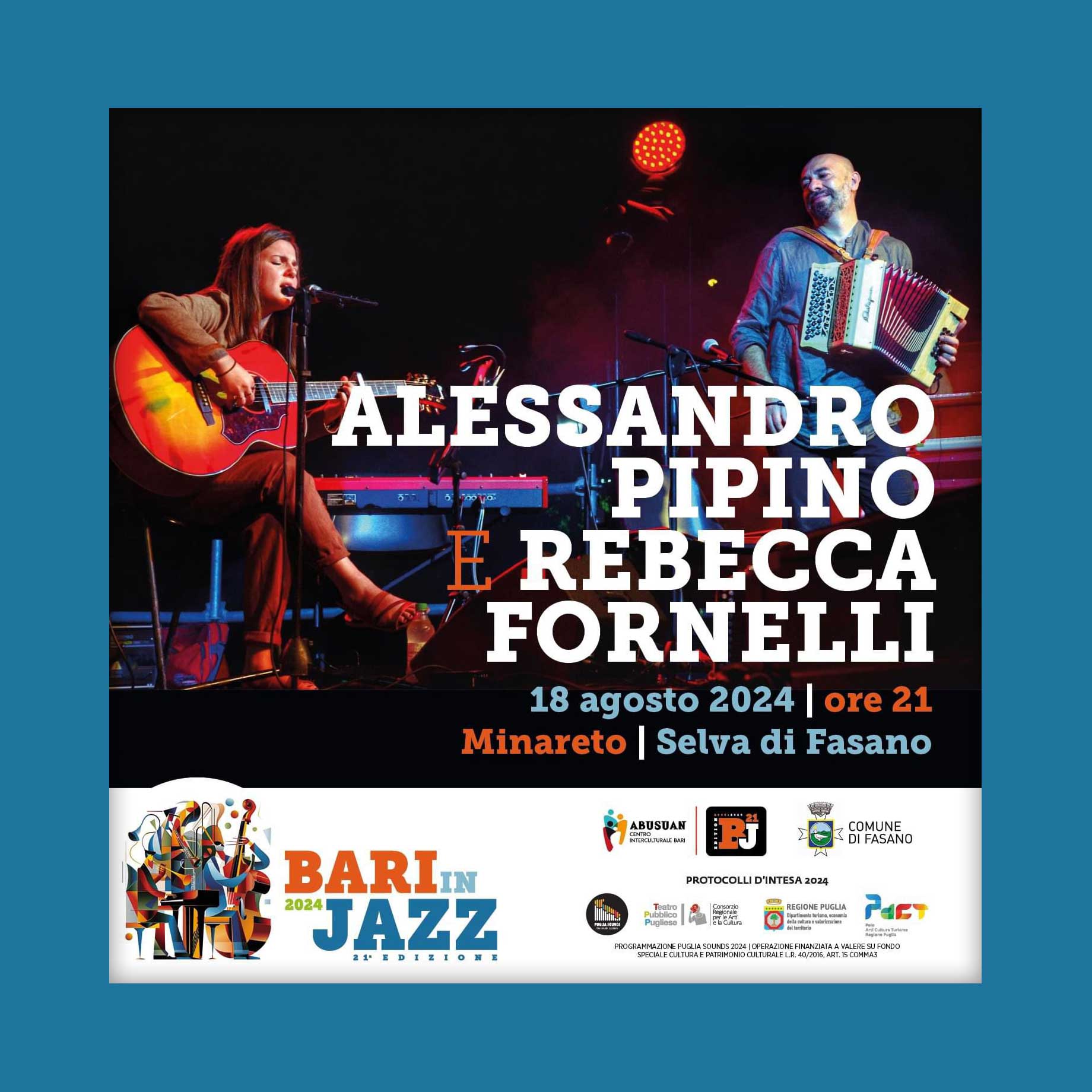 ALESSANDRO PIPINO E REBECCA FORNELLI